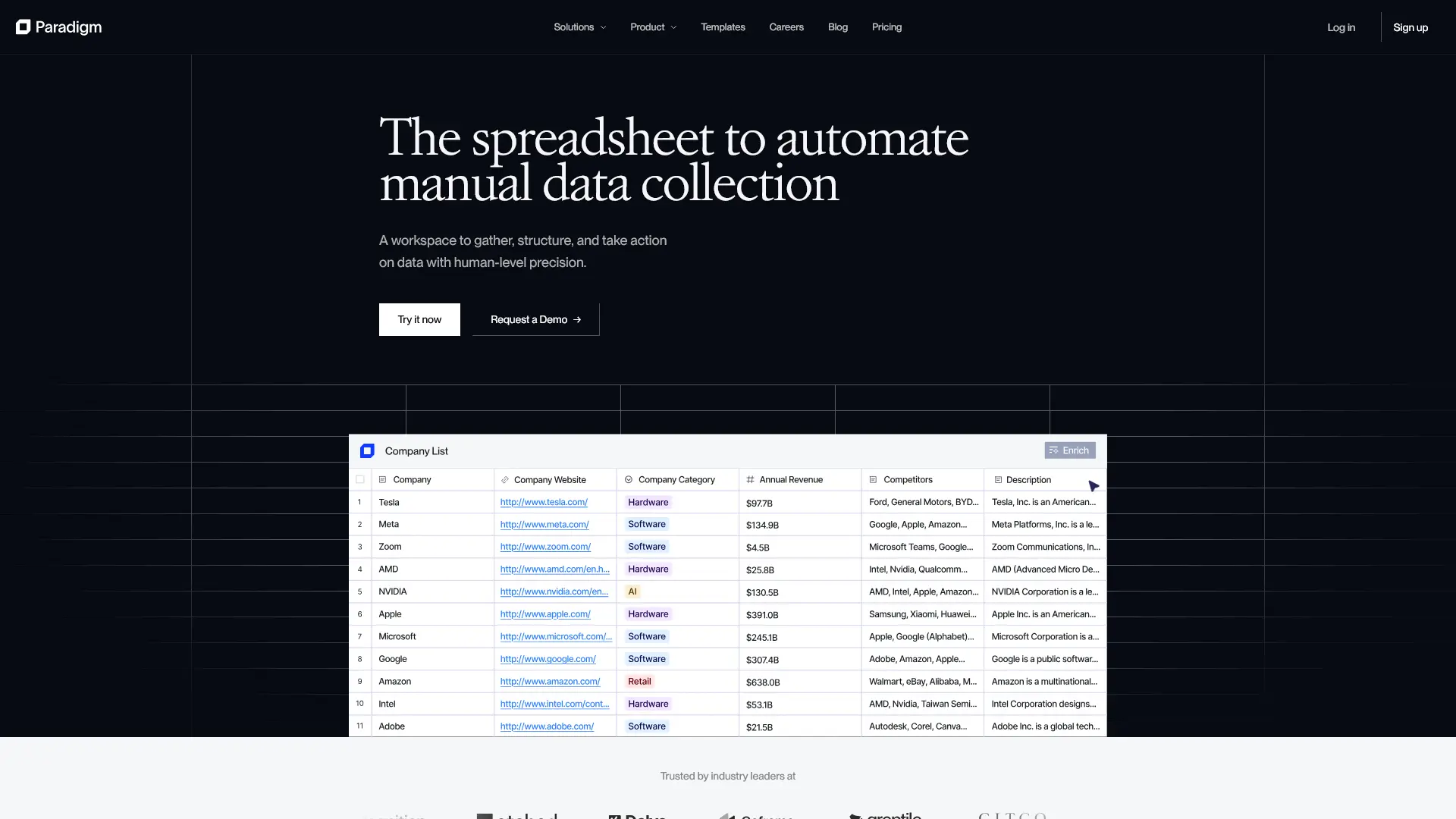 Portfolio of Paradigm